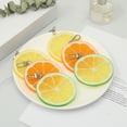 thumbnail image 3 of Lemon Slices Chain Resin Fruit Model Funny Keyring Simulated Fruits Keychain Pendant Bag Charm Stylish Jewelry, 3 of 13