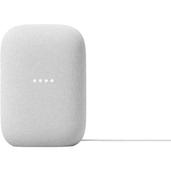 Restored Google Nest Audio Smart Speaker with Goggle Assistant - Chalk (Refurbished)