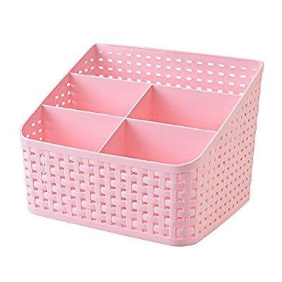 Fanmeili Sn2245 Desktop Organizer Desk Storage Container Pink Fanmeili Sn2245 Desktop Organizer Desk Storage Container Pink