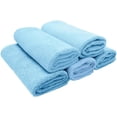 thumbnail image 2 of Aahanic Microfiber All-Purpose Cleaning Cloth, Pack of 12, Used for Cars, Kitchen, Dishes etc (Blue), 2 of 3