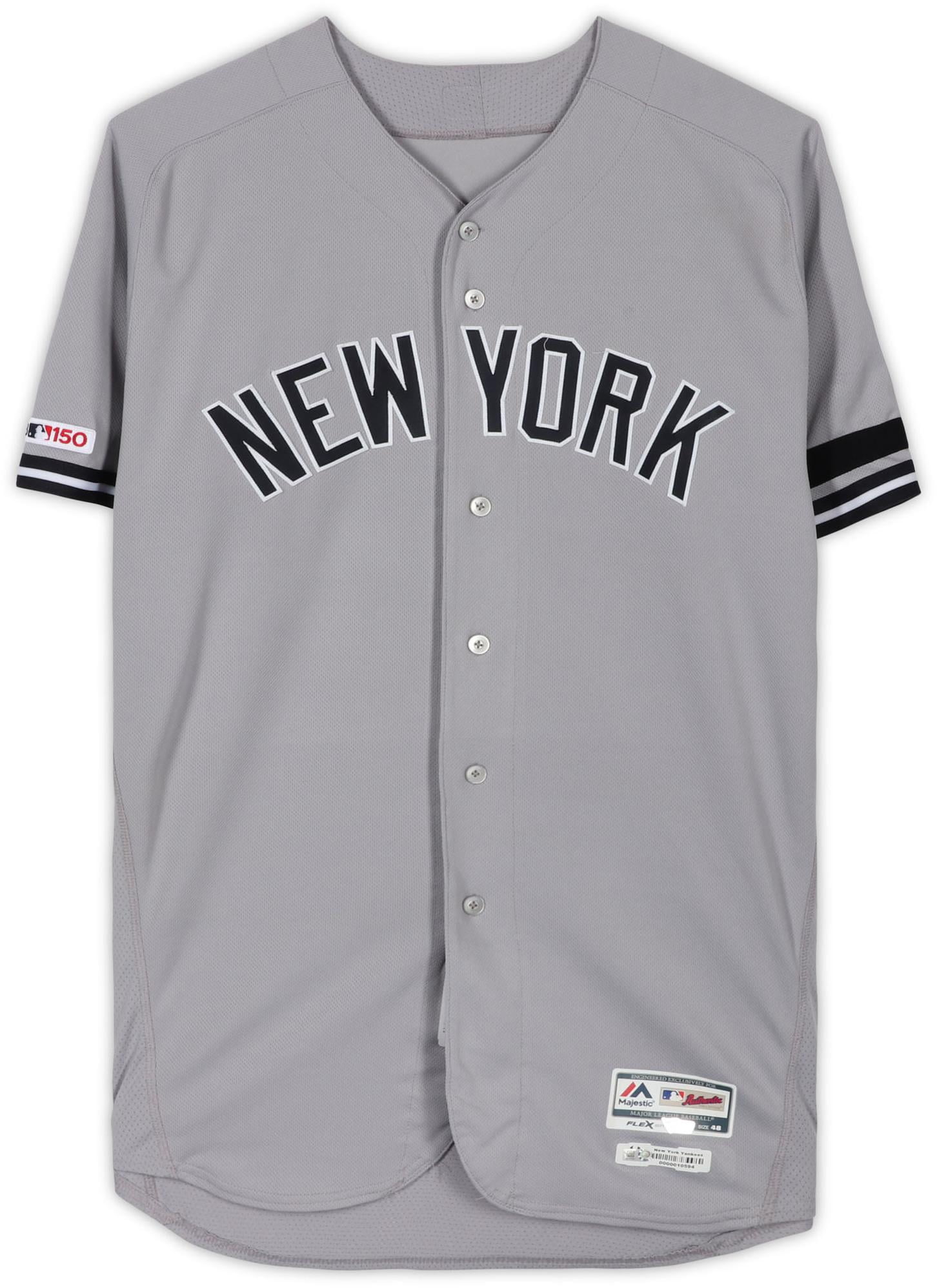 Aaron Judge New York Yankees GameUsed 99 Gray Jersey vs. Tampa Bay