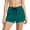 Green, variant on Shorts for Women High Rise Pull on Bermuda Flat Front Solid,Size S-2XL