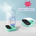 thumbnail image 5 of PureCasa Camera Shaped Rechargeable USB Humidifer 50ml Atomizer, Mini 1200mAh Battery Atomizing Small Personal Portable Handheld Humidifiers 30-40ml/h Sprayer, 1PC, Green, 4"x4"x1.4", 5 of 9