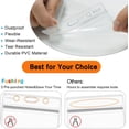 50 Pcs Clear Plastic Horizontal Name Tag Badge ID Card Holders ...