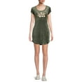 thumbnail image 2 of No Boundaries Juniors Velvet Dress, 2 of 5