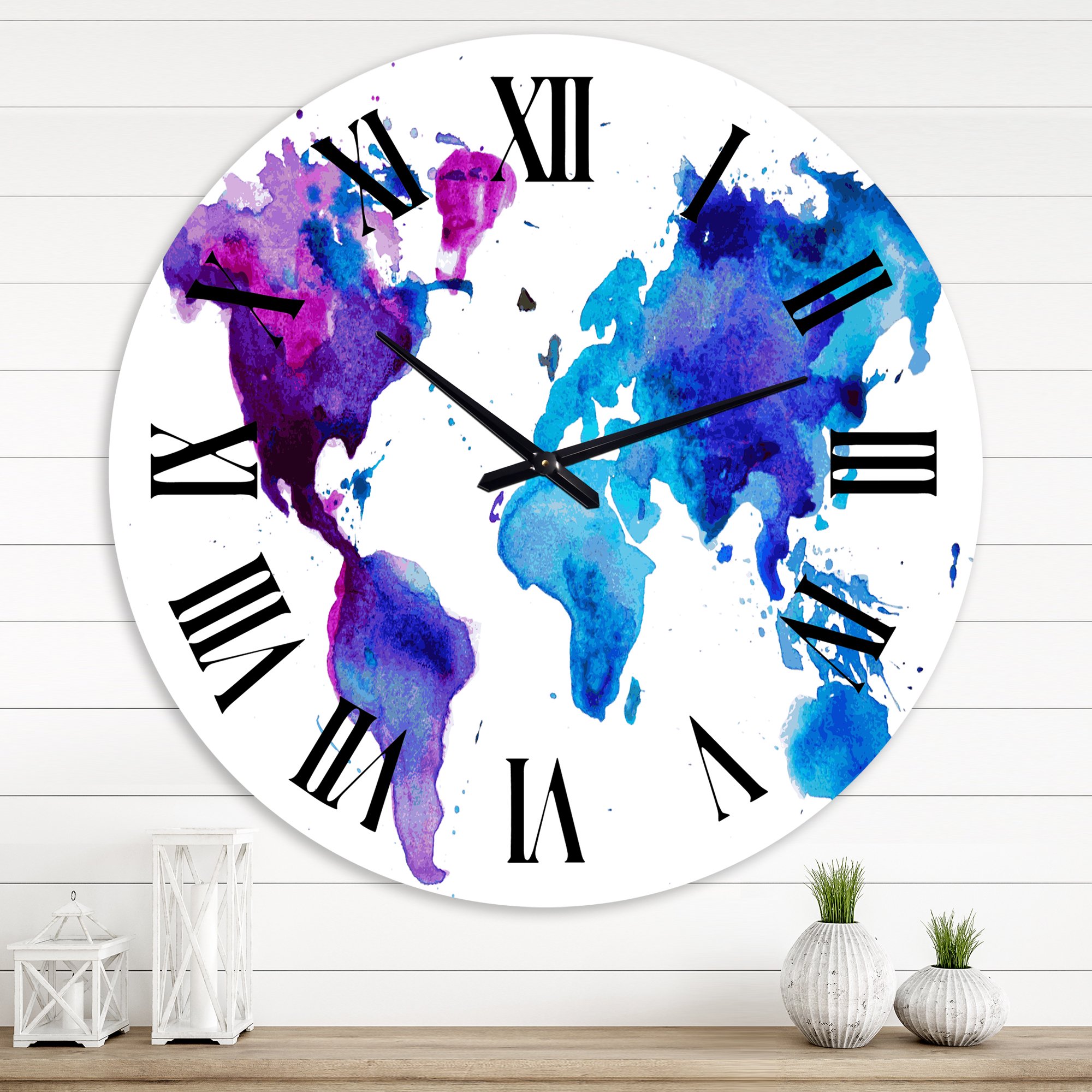 Designart 1 in Quartz Modern/Contemporary Wall Clock