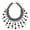 NK_10706_Black, variant on Statement Chunky Crystal Beds Pendant Necklace Collar Costume Bib Necklaces for Women Party Prom (NK_10706_Navy_Blue)