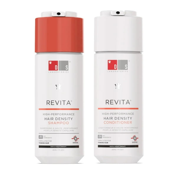 DS Laboratories Revita Shampoo and Conditioner Set, Hair Thickening Shampoo and Conditioner to Support Hair Growth, Sulfate Free Shampoo and Conditio