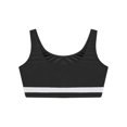 thumbnail image 5 of Nyeemya Yoga Dance Athletic Tank Crop for Girls U Neck Sleeveless Figure Ice Skating Gymnastic Top Black 8, 5 of 6