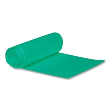 Heritage Eco Blend Max Can Liners  23 gal  0.8 mil  28  x 45   Green Tint  25 Bags/Roll  10 Rolls/Carton