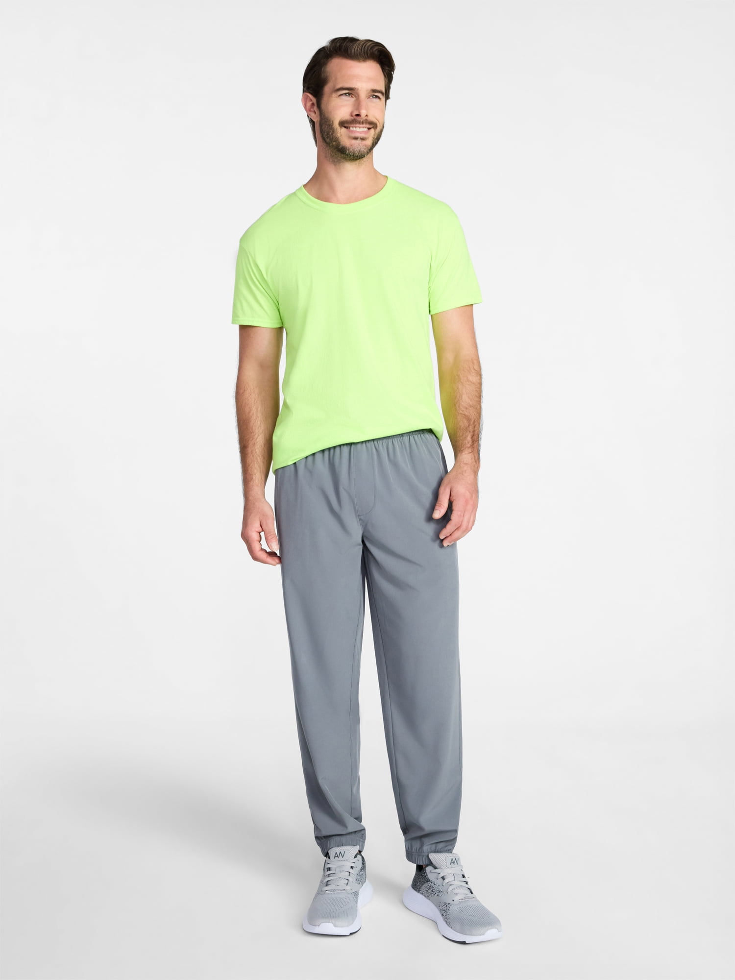 Athletic Works Men's and Big Men's Cotton Active Tee with Short Sleeves, Sizes XS-4XLT