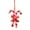 B, variant on Christmas Candy Ornaments Lollipop Ornament Candy Cane Hanging Decor Peppermint Christmas Tree Decoration Fake Candy Canes Crafts for Xmas Wreath Party Supplies Red and White