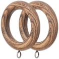 thumbnail image 1 of IFANLANDOR Drapery Rings 2Pcs Contemporary Style Stainless Steel for Homeowners 7.9In, 1 of 5