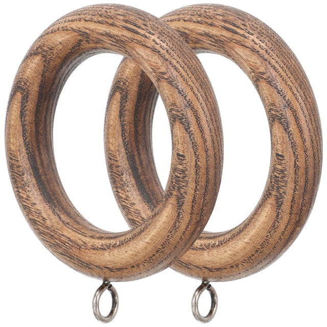 IFANLANDOR Drapery Rings 2Pcs Contemporary Style Stainless Steel for Homeowners 7.9In