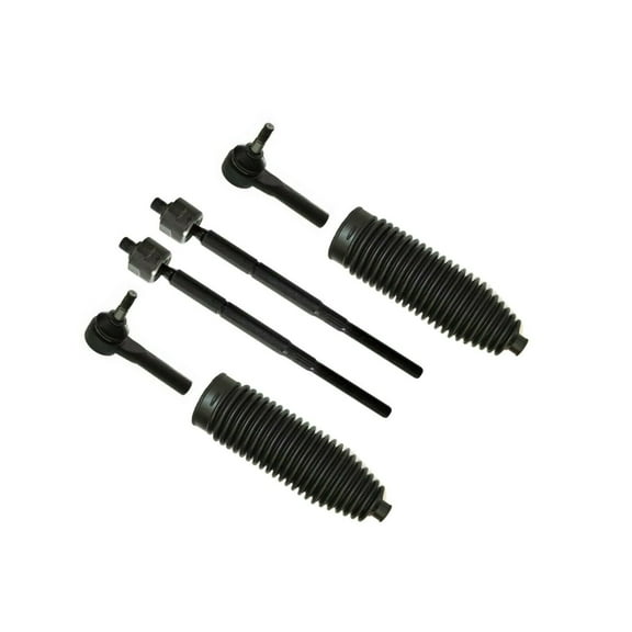 6 Piece Front Steering Kit Inner & Outer Tie Rod Ends Bellows Boots Fits select: 2005-2007 DODGE GRAND CARAVAN, 2005-2007 CHRYSLER TOWN & COUNTRY