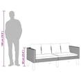 thumbnail image 6 of vidaXL Garden Collection Outdoor Sofa Beige/Anthracite Weather-Resistant, 6 of 9