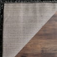 thumbnail image 6 of SAFAVIEH Charlotte Solid Plush Shag Area Rug, Charcoal, 4' x 6', 6 of 8