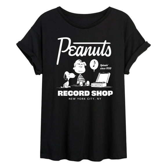Peanuts - Record Shop - Women's Oversized T-Shirt