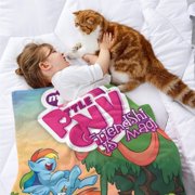 My Little Pony Friendship Is Magic-Anti-Pilling Flannel Blanket Soft Lightweight Plush Fuzzy Cozy Luxury Blanket for Home and Kitchen Use – Perfect for Kids and Adults 32*48(80cm*120cm)