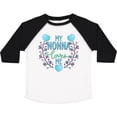 thumbnail image 3 of Inktastic My Nonna Loves Me with Flowers and Hearts Boys or Girls Toddler T-Shirt, 3 of 5
