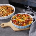 thumbnail image 5 of Pizza Baking Pan Ceramic Household Oven Microwave Oven Special Plate Baking Cake Mold High Temperature Resistant Cheese Rice Plate, 5 of 5