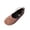 Coffee, variant on Flats for Women Low Shallow Heel Dress Shoes Slip-On Walking Shoes Round Toe Office Shopping Party Travel Black Size-9