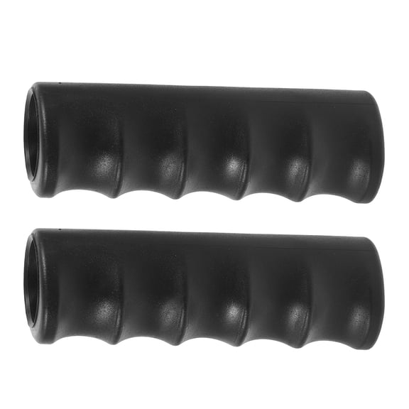 WRITWAA Black PVC Anti- Wheelchair Handle Grips Protector for Bikes, Trolleys - 2 Pieces Comfortable Set
