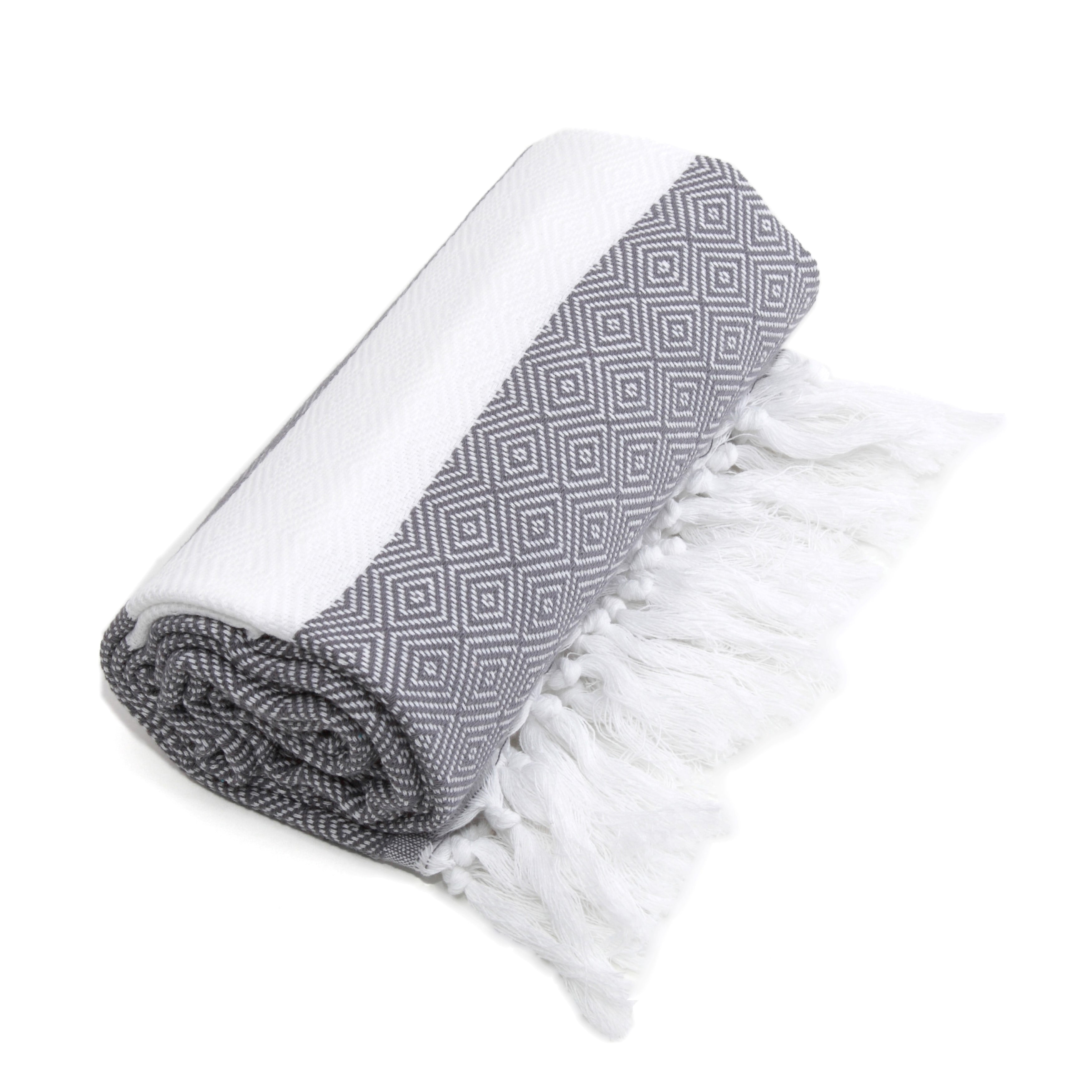 Turkish Towel (Peshtemal) – Diamond Pattern – Dandelion Textiles