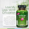 thumbnail image 5 of Irwin Naturals Love My Legs - 60 Liquid Softgels - Supports Health of Leg Veins, Capillaries & Circulation, 5 of 9