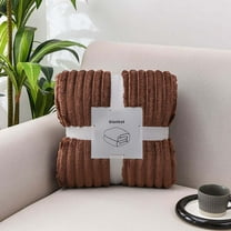 Qhnvtd Thickened Flannel Blanket, Drawstring Sofa Blanket, Student Office Nap Blanket, Soft Cozy Fleece Throw, Warm Year-Round Blanket for Bed, Sofa, Camping, Travel, Indoor Outdoor Use, Gift