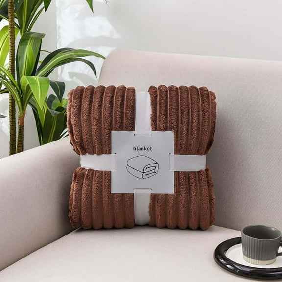 Skegnu Thickened Flannel Blanket Drawstring Blanket Sofa Blanket Student Office Nap Blanket Throw Size Lightweight Fleece Blanket 70x100cm