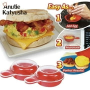 Eggwich 2 Set Egg Cooker Eggwich Microwave Egg Muffin Omelet Cooker Pan BPA Free