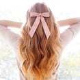 thumbnail image 1 of Lazos para el cabello, pinzas para el cabello, lazos navideños, pinzas para el cabello para mujer, lazo color crema, lazo para el cabello, pinzas con lazo color beige, pinzas con lazo de cinta para el, 1 of 5