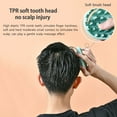 thumbnail image 4 of Lksixu Shampoo Scrub Hair Massage Brush Scalp Antipruritic Scratching Device Meridians Shiatsu Relieve Scalp Fatigue Comb (3.1×4.5×0.8 in), 4 of 7