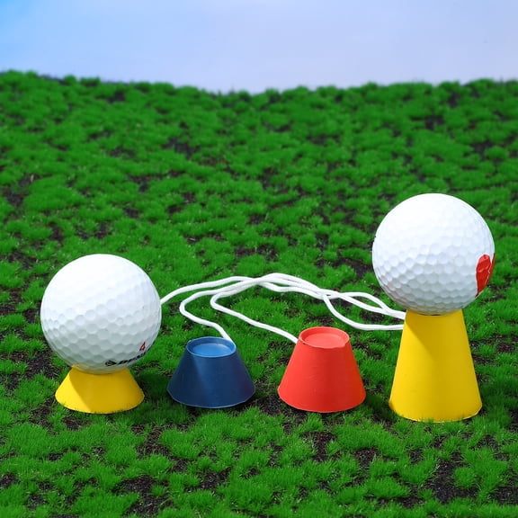SEWCHICS 24Pcs Winter Golf Tees Rubber for Indoor Outdoor Practice with Firm Holders Golf Accessories
