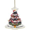 thumbnail image 3 of 10 Árbol de Navidad DIY etiqueta colgante decoración regalos plantilla personalizada decoración del hogar los tamaños también varían, 3 of 4