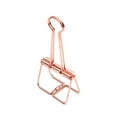 thumbnail image 1 of Becaristey Multi-size Colorful Hollow Out Binder Notes Clips Letter Paper Clip Office orange M 1Set, 1 of 6