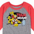 thumbnail image 3 of Disney - Firefighter Mickey & Friends - Team Rescue - Toddler & Youth Raglan Graphic T-Shirt, 3 of 6