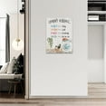 thumbnail image 5 of Farmhouse Laundry Wall Art Laundry Room Decor Canvas Art Country Laundry Schedule Prints Sign Painting Laundry Rules Accessories Bulldog Pictures Framed Artwork Home Decor for Bathroom 12"x16", 5 of 6
