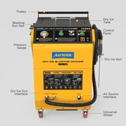 AUTOOL HTS708 Dry Ice Blasting Machine for Automotive Engine Intake Exhaust, 550W No-Disassembly Carbon Deposit Cleaner for Industrial Commercial Use