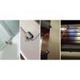 thumbnail image 5 of Juego de 4 clips de fijación para espejo Zhivalor metal plateado 41x37mm, 5 of 5
