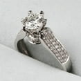 thumbnail image 2 of 2.52ct Handmade Prong Set Cz Band 925 Silver Women's Engagement Ring Size 4-9.5, 2 of 7