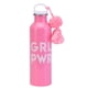 thumbnail image 1 of Taza de acero inoxidable de una sola capa de 800ml con bola de pelo de borla, botella de agua para deportes al aire libre con asa, 1 of 5