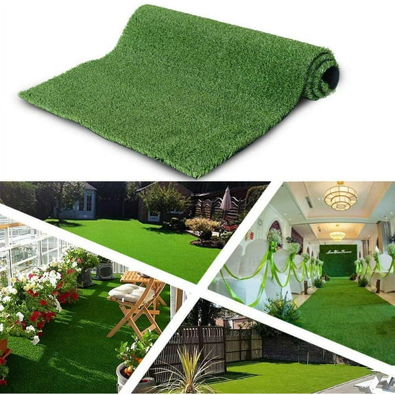 3FTx32FT-Artificial Grass Turf , 0.8" Fake Grass Astro Turf ,Carpet for Garden Patio