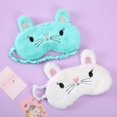 thumbnail image 2 of Plush Eye Mask Soft Sleeping Blindfold Eye Cover Sweet Soft 3D Cat Ear Sleep Mask Natural Sleeping Eye Eyeshade Cover Shade Patch Women Girl Travel Blindfold Lightweight Eye Cover Funny Eye Mask XianweiShao 8390615110174, 2 of 3