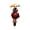 A#001, variant on Acrylic Garden Stake, 2D Flat Ladybug with Umbrella Ground Insert Ornament, Weatherproof Outdoor Yard & Flower Bed Decoration, Cottagecore Patio Acrylic Decor-E