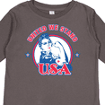 thumbnail image 4 of Inktastic Rosie Riveter United USA Girls Long Sleeve Toddler T-Shirt, 4 of 5