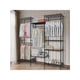 thumbnail image 4 of Heavy-duty metal freestanding clothing organizer con 8 estantes y 4 adjustable hang rods, 69\, 4 of 8