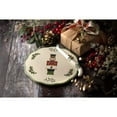 thumbnail image 2 of Spode Christmas Tree Nutcracker Cheese Platter with Knife - 9" Porcelain Holiday Serving Tray for Charcuterie - Dishwasher & Microwave Safe - Classic Christmas Tableware for Serving Festive Dishes, 2 of 4
