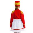 thumbnail image 4 of Disfraz de equipo de trompeta de tambor para niñas, uniforme de guardia de Honor, actuación de banda principal, trajes de Cosplay, Top con falda y gorro, conjunto de marcha, 4 of 5